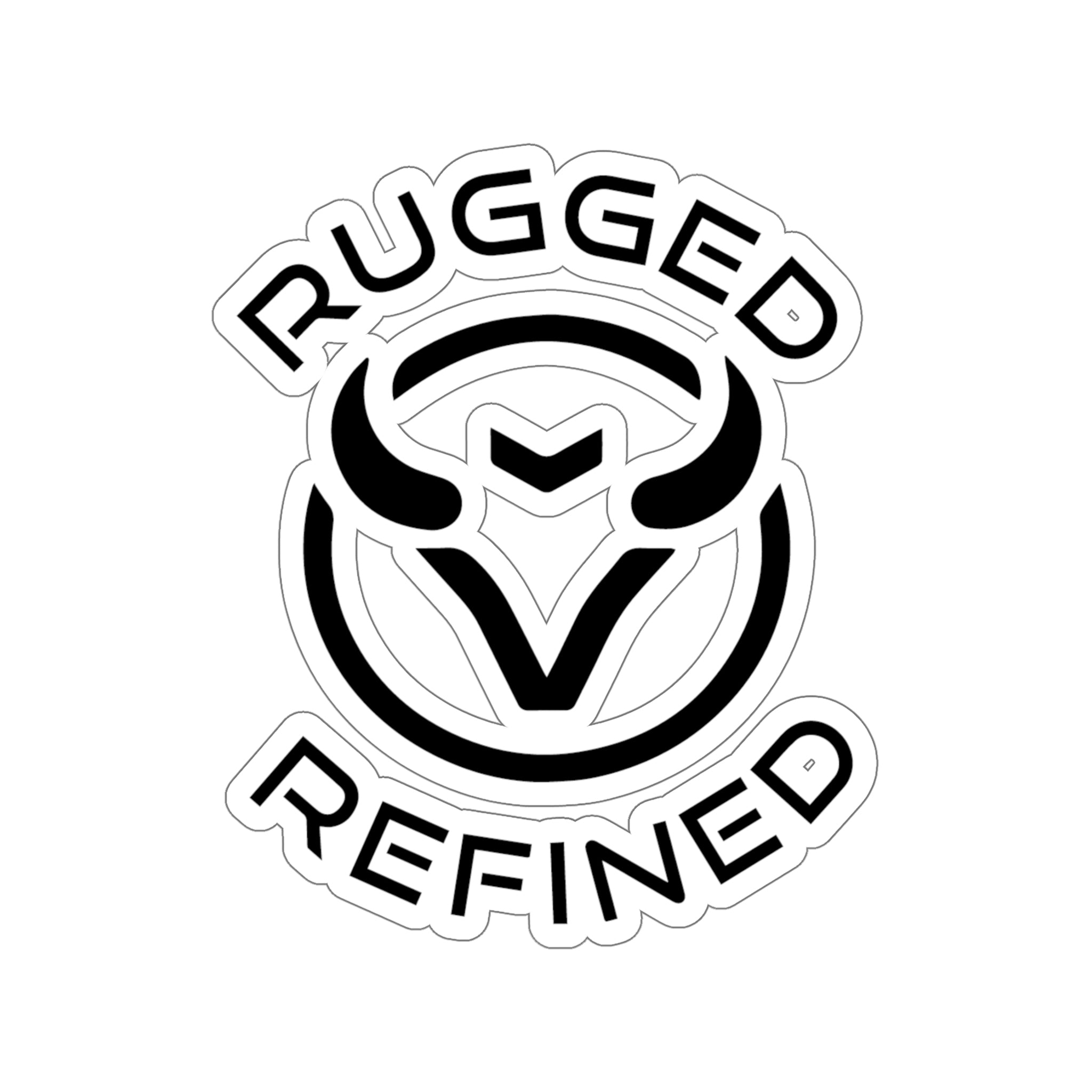 Rugged//Refined Sticker